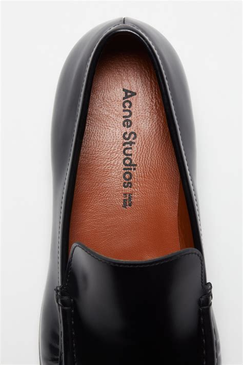 Acne Studios - Leather loafers - Black