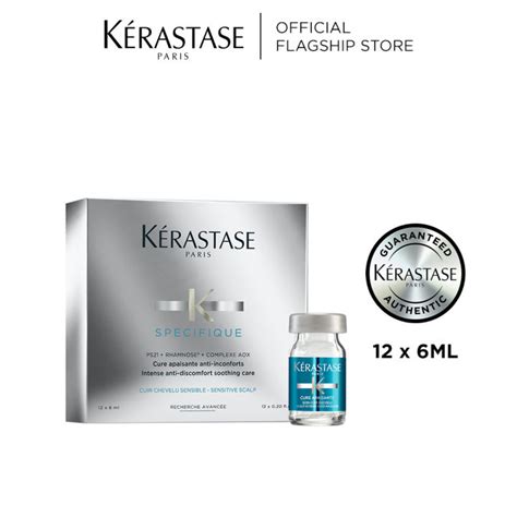 Kérastase Specifique Apaisante Cure For Sensitive Scalp 12 X 6ml Lazada Singapore