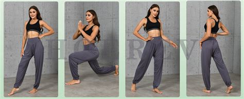 Hoerev Brand Super Soft Modal Spandex Harem Yoga Pilates