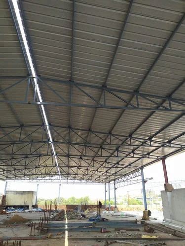 Steel Stainless Steel Ms Steel Roof Trusses At Rs Sq Ft In