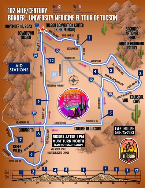 Tour De Tucson 2024 Route Map 2024 Genna Daphene