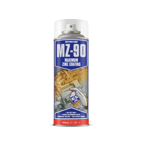 Action Can MZ 90 Matt Finish Cold Zinc Galvanising Spray Paint Aerosol