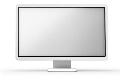 led monitor isolated  transparent background premium ai generated image