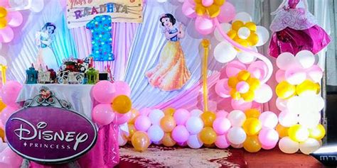 Disney Princess Birthday Party Decoration | Balloon Decoration in Delhi ...