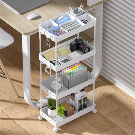 Snapklik Kingrack Tier Rolling Utility Storage Cart