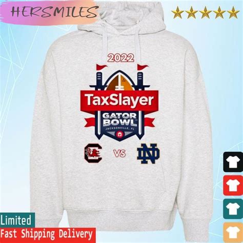 Official South Carolina Vs Notre Dame Taxslayer Gator Bowl T Shirt