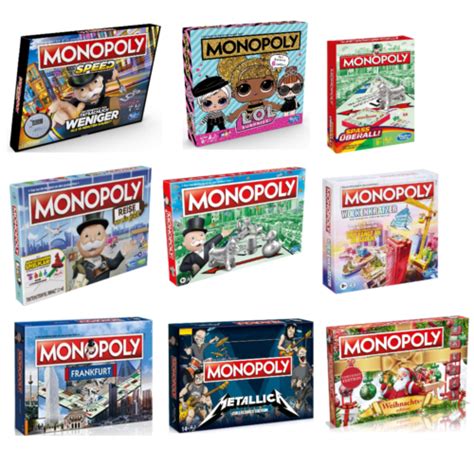 MONOPOLY Brettspiel Hasbro Gesellschaftsspiel Edition Familienspiel