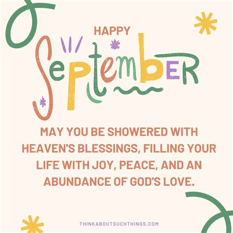 28 Beautiful September Blessings Images Quotes Think About Such Things