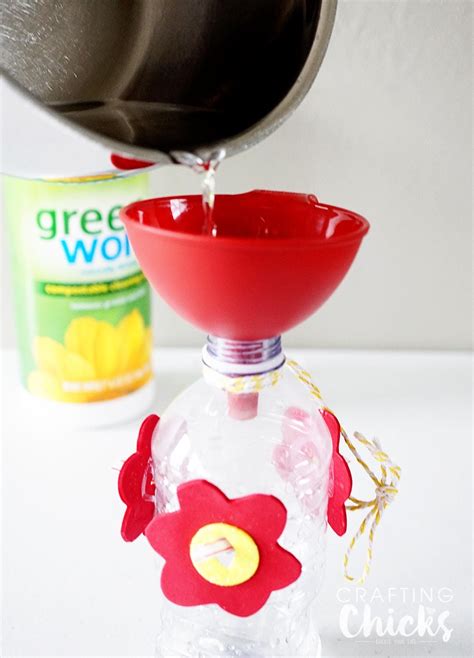 DIY Hummingbird Feeder - The Crafting Chicks