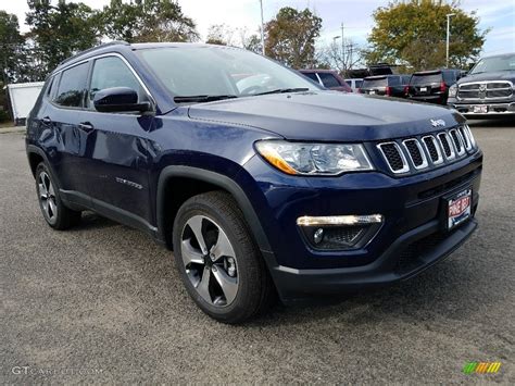 2018 Jazz Blue Pearl Jeep Compass Latitude 4x4 123154373 Car Color Galleries