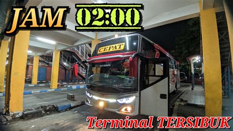 TERNYATA MASIH BANYAK KEBERANGKATAN KONDISI TERMINAL TERSIBUK DINI