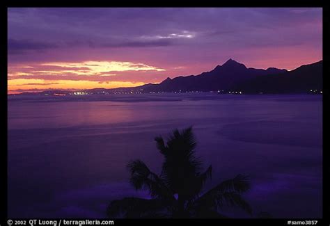 Picturephoto Sunset Near Laulii Tutuila American Samoa