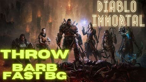 Diablo Immortal Throw Barb Quick Bg Youtube