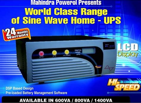 Mahindra Powerol Pure Sine Wave Inverter Models Available in Market