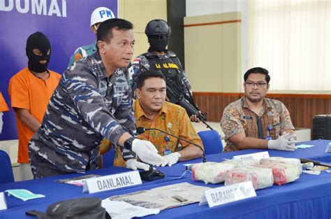 TNI AL Kembali Berhasil Gagalkan Penyelundupan 5 Kg Narkoba Di