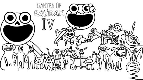 Garten Of Banban Coloring Pages Free Printable And Easy To Color