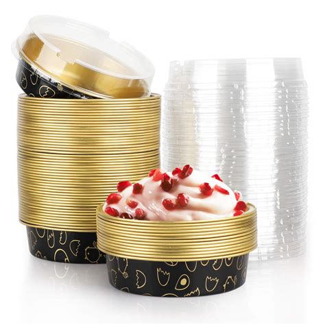 Buy Beasea Mini Tart Pans 50 Pack 4 Inch Disposable Pie Tins With Lids