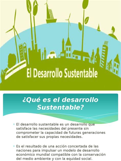 Desarrollo Sustentable Pptx Sustentabilidad Desarrollo Sostenible