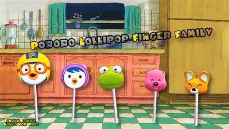 Pororo Lollipop Finger Family Song Nursery Rhyme - YouTube