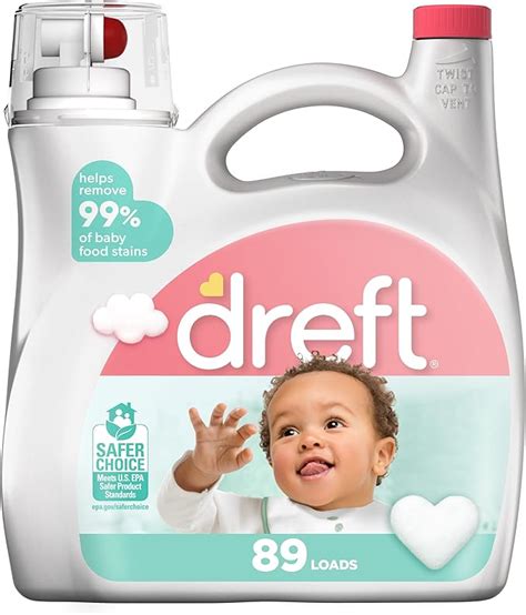 Amazon Dreft Stage 2 Active Baby Liquid Laundry Detergent 89