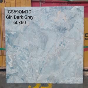 Jual Granit Lantai X Motif Marmer Blue Gin Dark Grey Keramik List