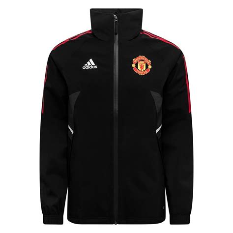 Manchester United Regenjacke Condivo Schwarz Rot