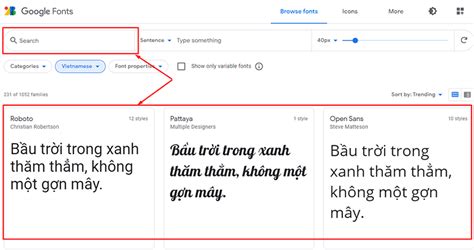 Cách tải font chữ tiếng Việt từ Google Fonts về PC dễ như trở bàn tay