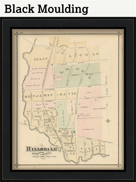 Hillsdale New Jersey 1876 Replica Or Genuine Original Etsy