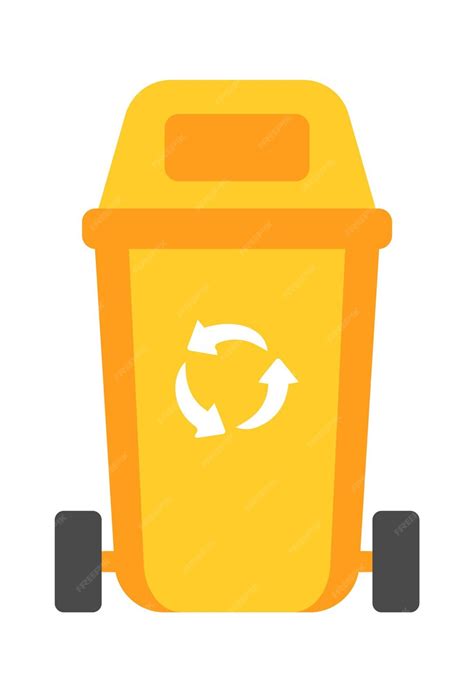 Premium Vector Recycling Trash Can Environment Icon Vector Illustration