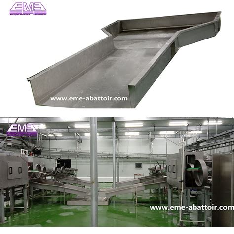 Viscera Sliding Chute Slaughtering Equipment For Sheep Abattoir China