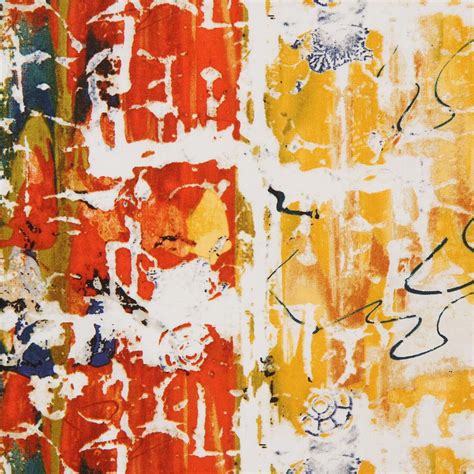 Robert Kaufman Abstract Art Fabric In Orange White Fabric By Robert Kaufman Modes4u