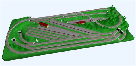 Train Ho Scale Track Plans