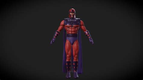 Magneto - T pose - 3D model by Beatriz Gomez Santamaria (@BeatrizGomez ...