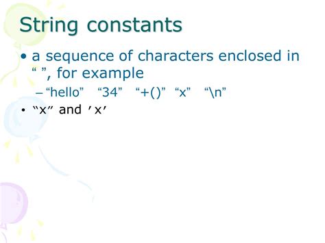 Chapter2 Constants Variables And Data Types 21 Introduction In This Chapter We Will Discuss