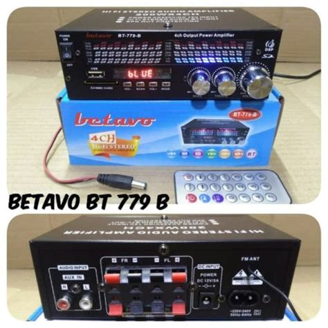 Jual Power Amplifier Mini Betavo Bt Bluetooth Amplifier Jakarta