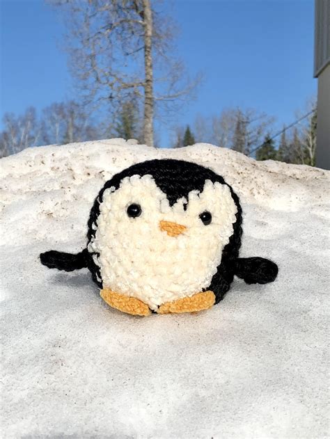 Chunky Penguin With Leftover Yarn R Crochet