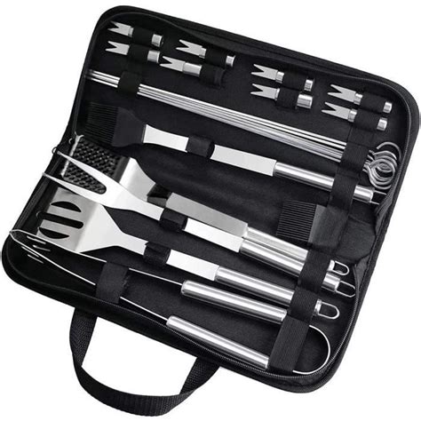 Ensemble D Outils De Barbecue Ustensiles De Grillage En Acier