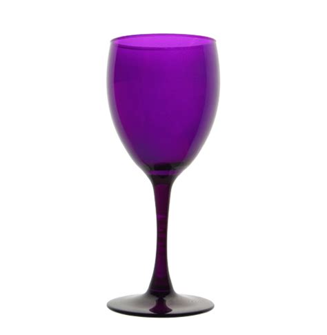 Purple Wine Glass