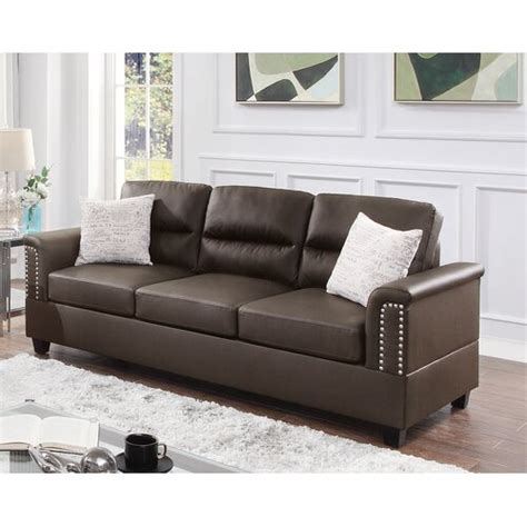 Red Barrel Studio Slaar Piece Vegan Leather Living Room Set Wayfair