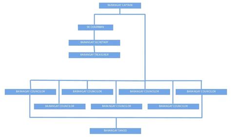 Barangay Organizational Chart Template