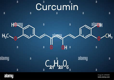 Structure Chimique De La Curcumine Banque D Images Vectorielles Alamy