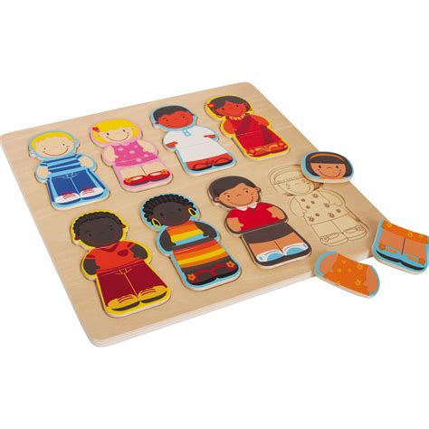 Puzzle de madera Niños del mundo 24 piezas Shopmami