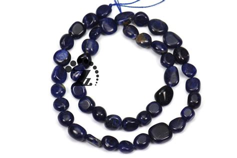 Sodalite Pebble Chips Beadspebble Nugget Beadschipsblue Etsy