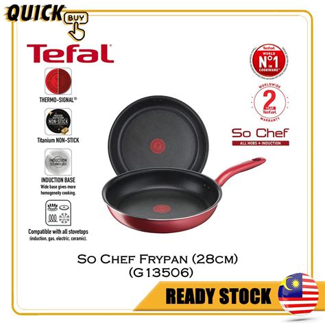 Tefal So Chef Frypan Cm G Cm G Shopee Malaysia