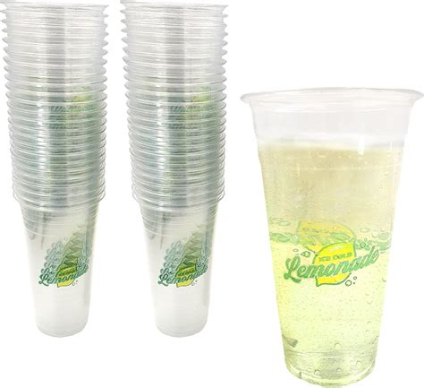 Amazon Upper Midland Products Lemonade Cups Plastic Lemonade