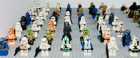 Lot of 4 RANDOM Lego Star Wars Minifigures Huge Rare Lot with ...