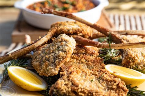 Milanesas De Cordero Con Estofado De Lentejas Elgourmet