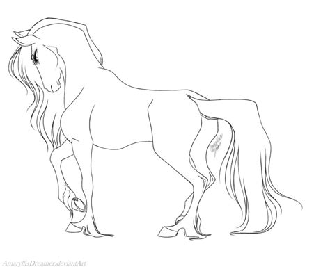 Friesian Horse Drawing at GetDrawings | Free download