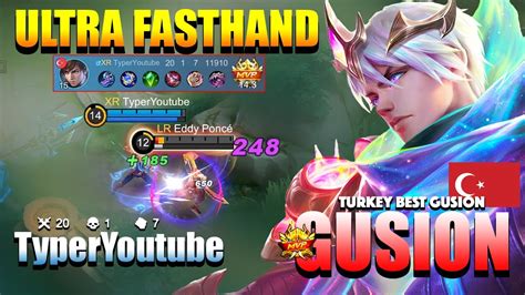 Gusion Ultra Fast Hand 2023 Gameplay Former Top 1 Global Gusion