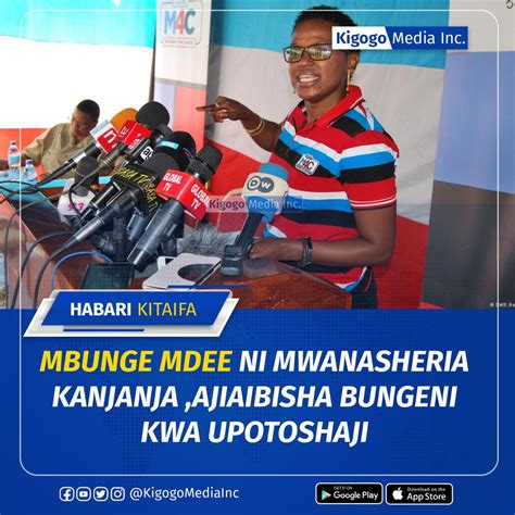 Kigogo Media Inc On Twitter Mbunge Wa Chadema Mheshimiwa Mdee Leo